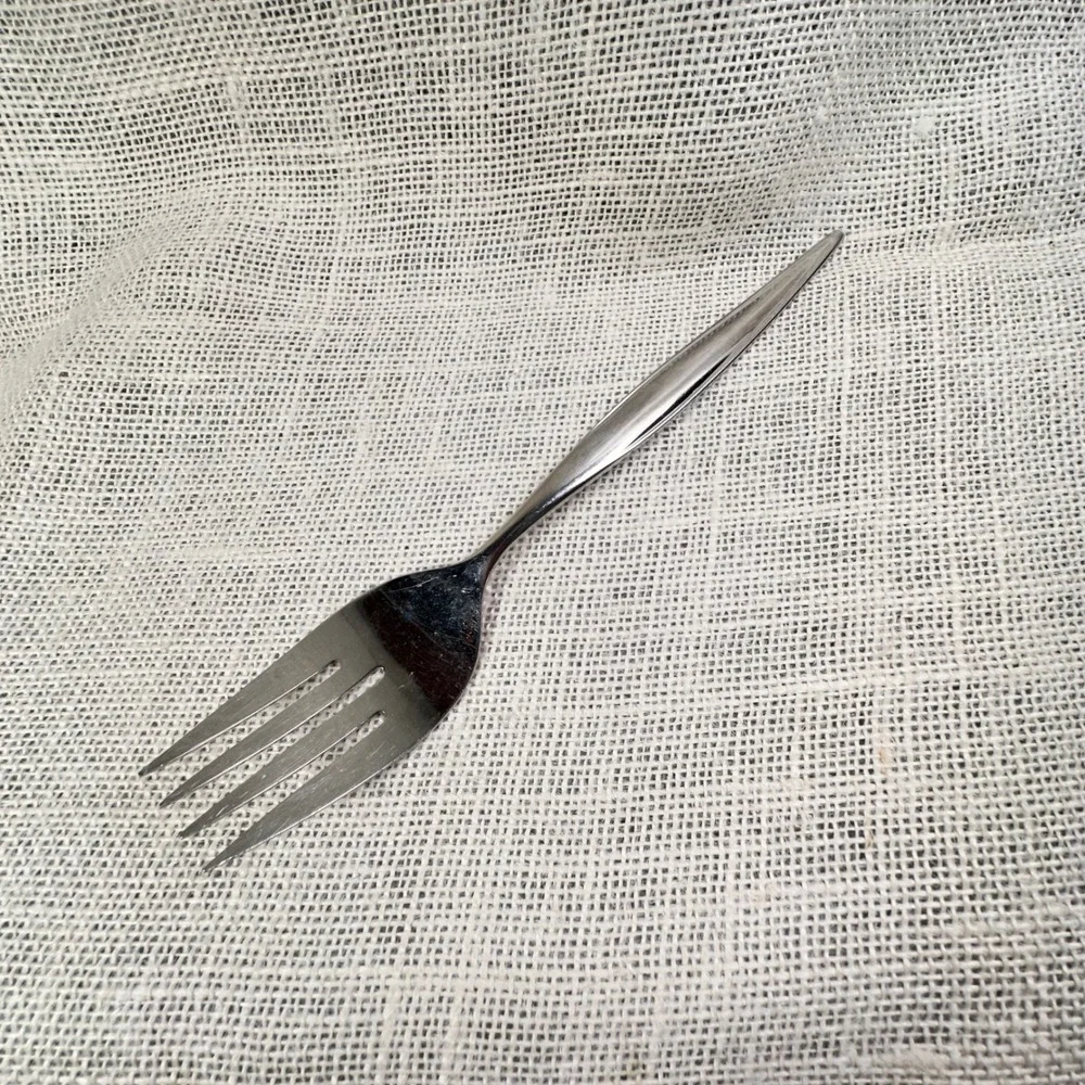 Ebbtide Solid Stainless Steel Serving Fork USA Made Vintage Replacement 8.5 Inch